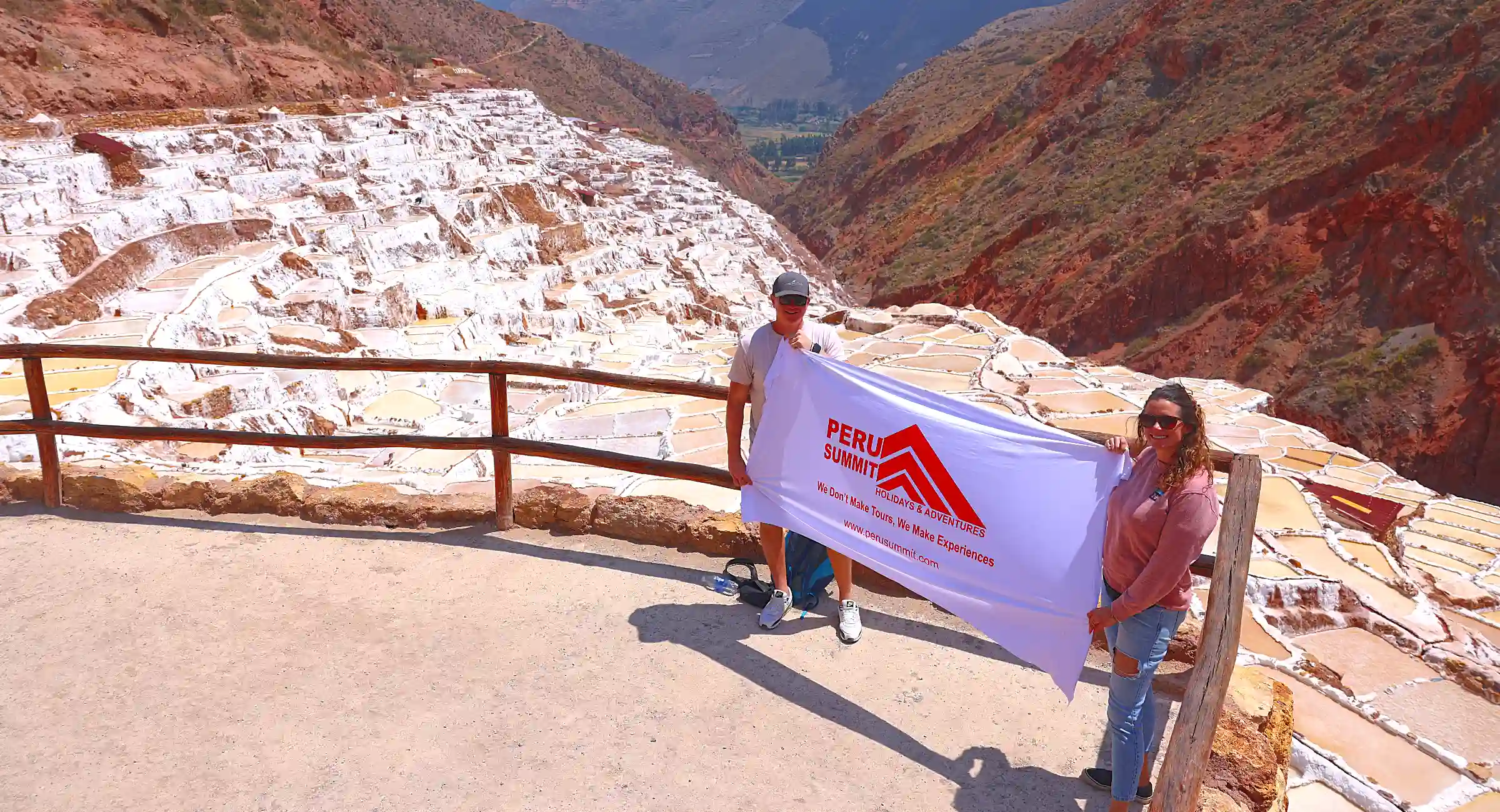 Maras Salt Mines on the to Machu Picchu and Rainbow Mountain Tour 5 days